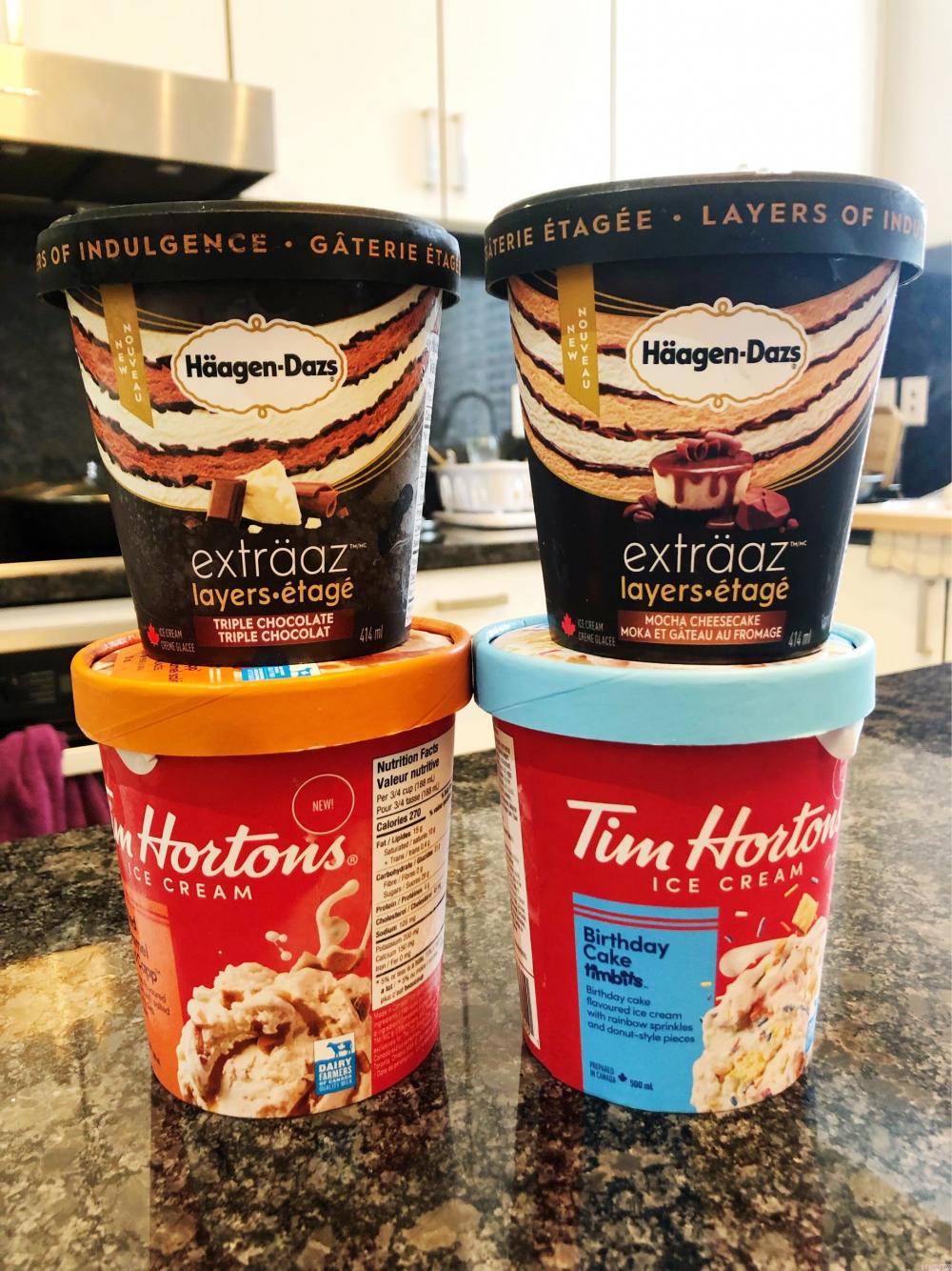 哈根达斯冰淇淋好吃吗（2022加拿大四款新冰激凌试吃）(1)