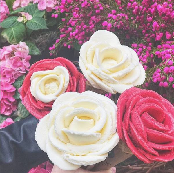 打卡洛杉矶网红冰淇淋（小天使冰淇淋Amorino Gelato）(2)