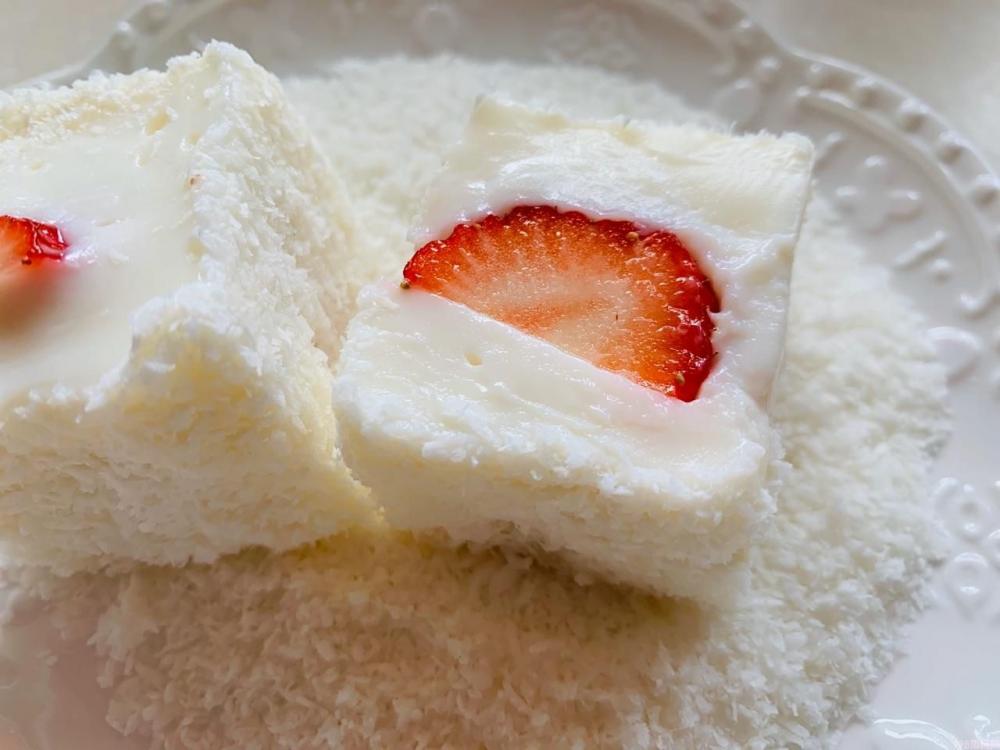 草莓牛奶小方的做法窍门（10分钟搞定的做法）(1)