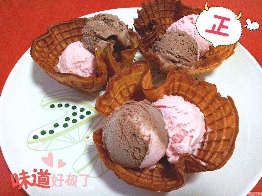 冰淇淋甜筒皮怎么做（现在学做冰淇淋脆皮蛋筒完美融合）(9)