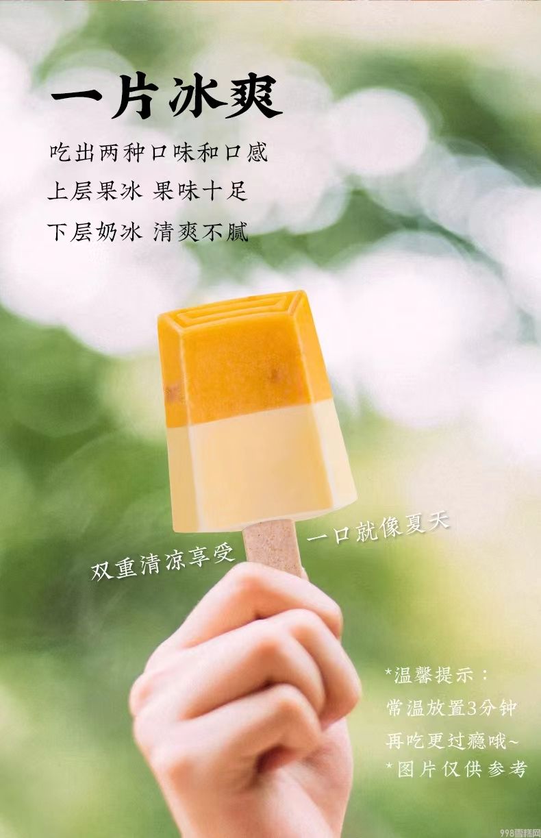 钟薛高杏子奶（杏子奶口味)雪糕  20支(2)