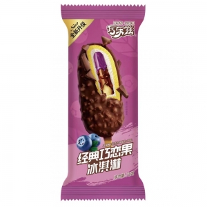 伊利 巧乐兹 经典巧恋果蓝莓酱巧克力脆皮口味 雪糕冰淇淋冰激凌 75g 40支