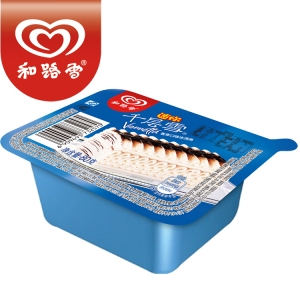 和路雪迷你千层雪香草口味冰淇淋批发 80g 18支