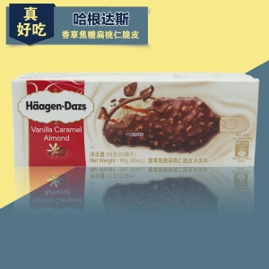 哈根达斯香草焦糖扁桃仁脆皮条  69g  24支