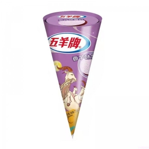 五羊甜筒雪糕批发香芋味 73g 12支
