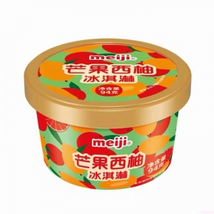 明治芒果西柚冰淇淋杯装雪糕（杨枝甘露）94g 12杯