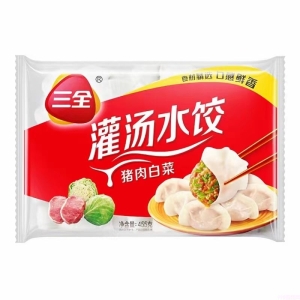 三全水饺猪肉白菜味 20包 455G