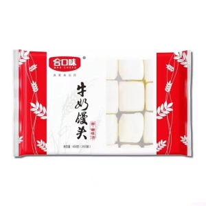 合口味牛奶馒头   12包    650g