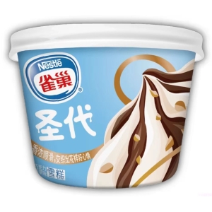 雀巢圣代杯巧克力香草口味雪糕批发 111g 12杯