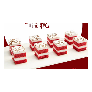 多哥夫烈焰香枫慕斯蛋糕（红丝绒）10盒*54块