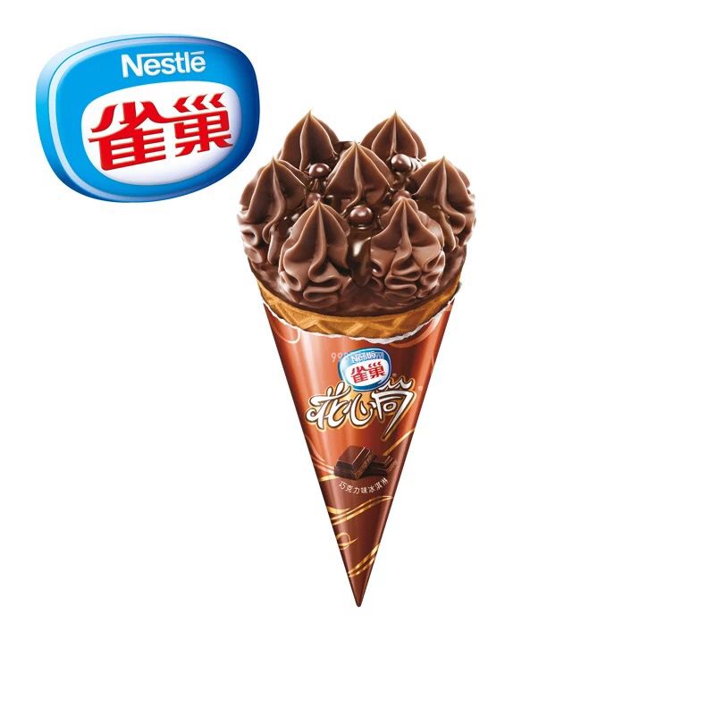 雀巢花心筒巧克力味雪糕批发 67g 24支(1)