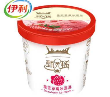 伊利草莓、香草味雪糕图片、价格(1)